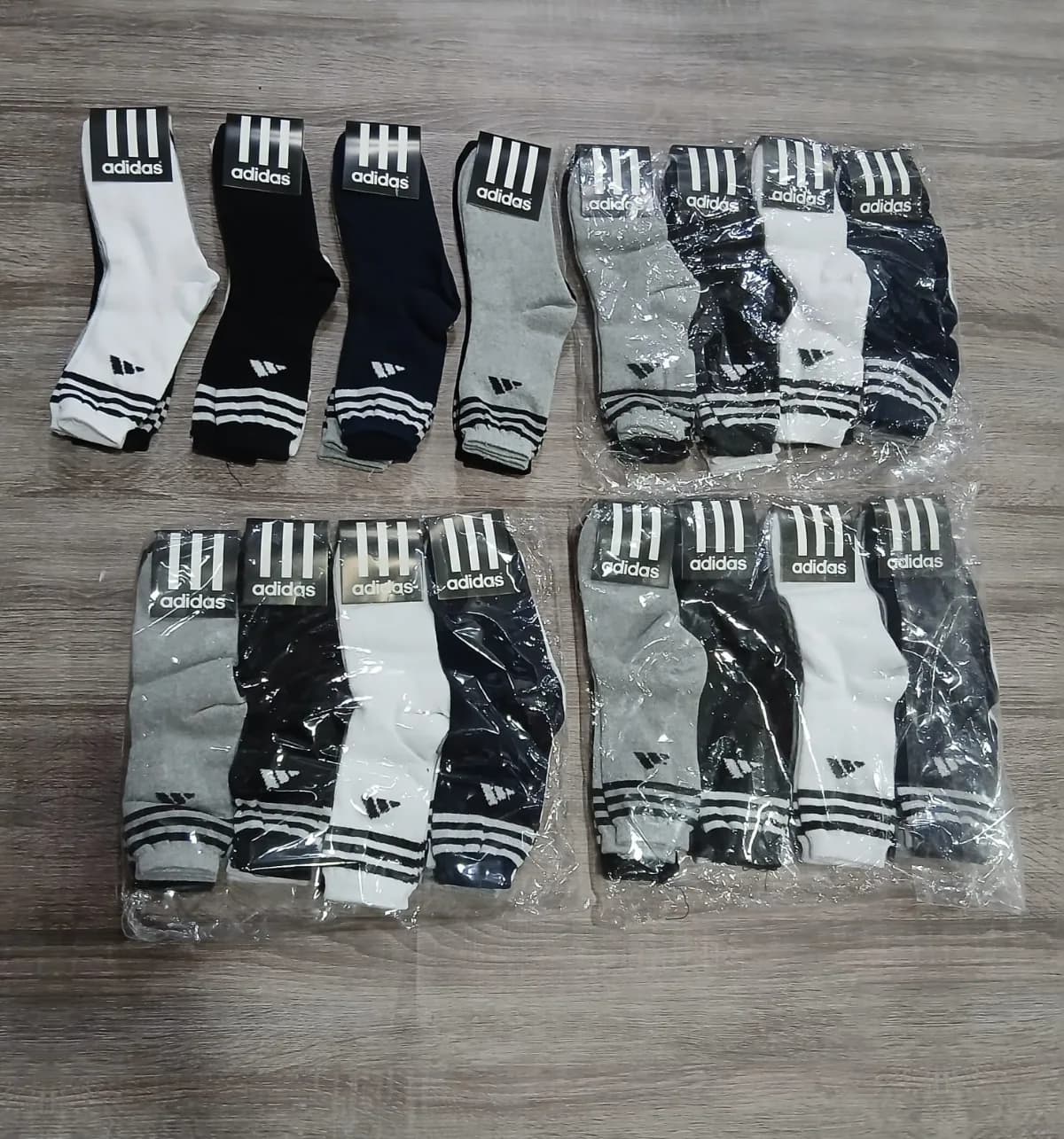 Medias 3/4 algodón hombre Adidas